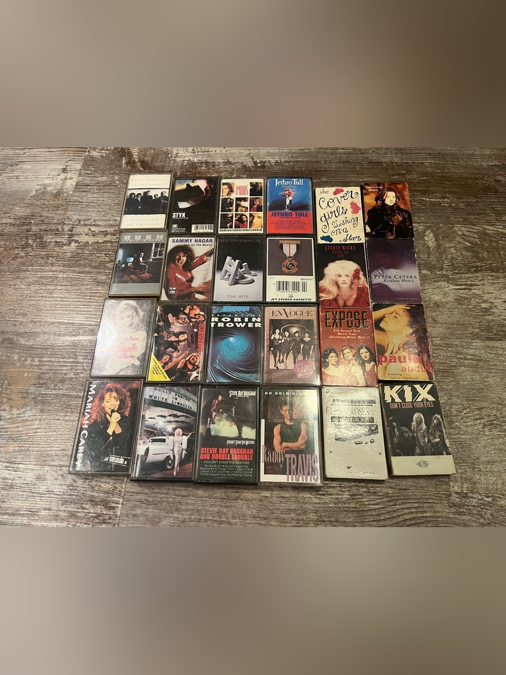 Vintage Music Cassette Collection - Multicolor Covers